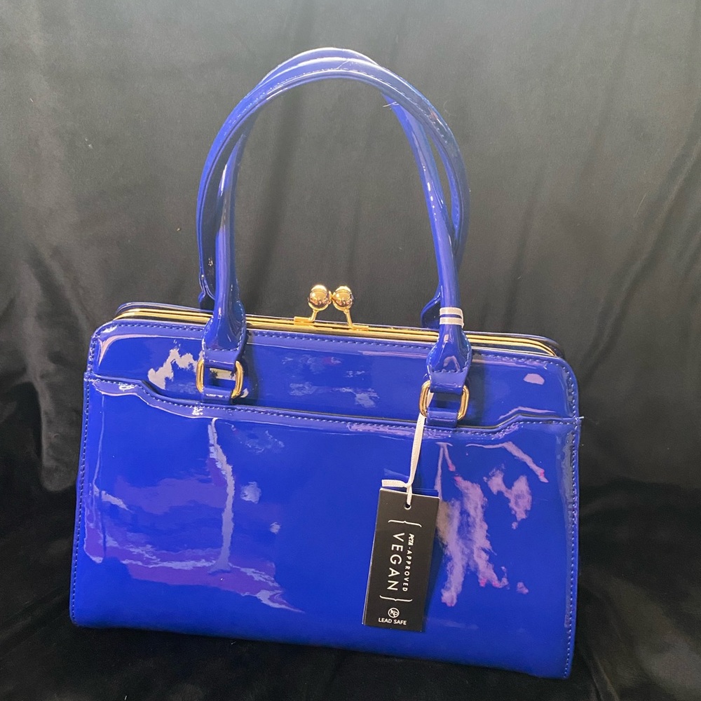 NWT Vegan, Royal Blue Purse